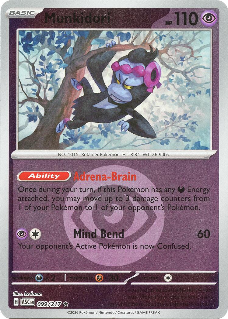 Munkidori (099/217) (Energy Symbol Pattern) [Mega Evolution: Ascended Heroes] | Good Games Morley