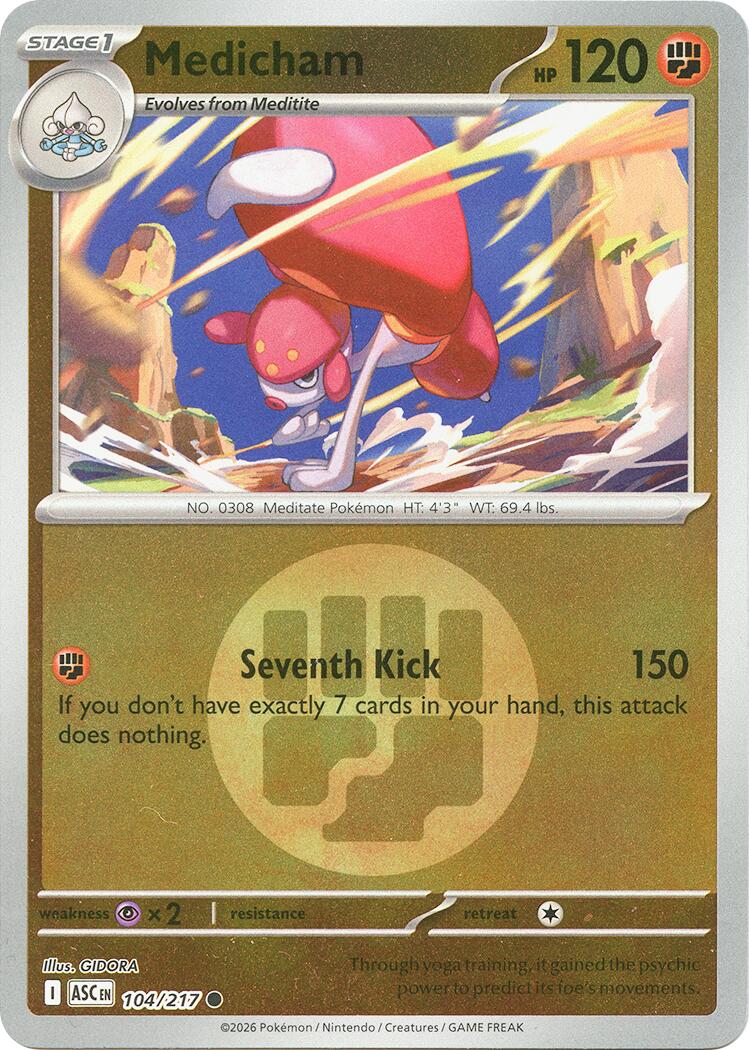 Medicham (104/217) (Energy Symbol Pattern) [Mega Evolution: Ascended Heroes] | Good Games Morley