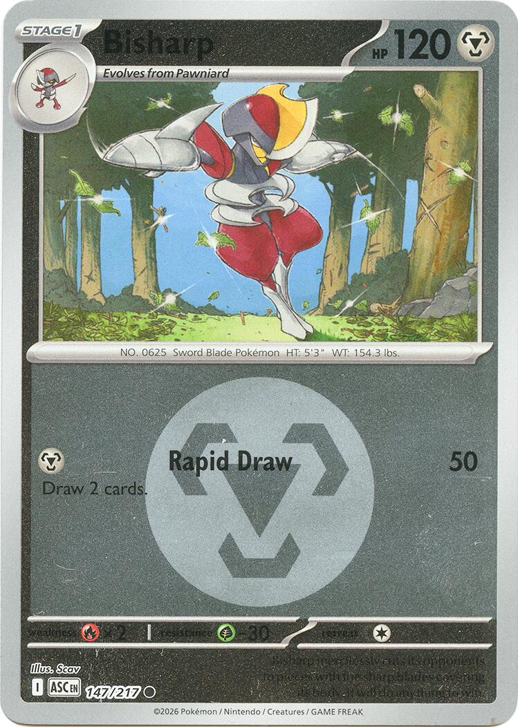 Bisharp (147/217) (Energy Symbol Pattern) [Mega Evolution: Ascended Heroes] | Good Games Morley