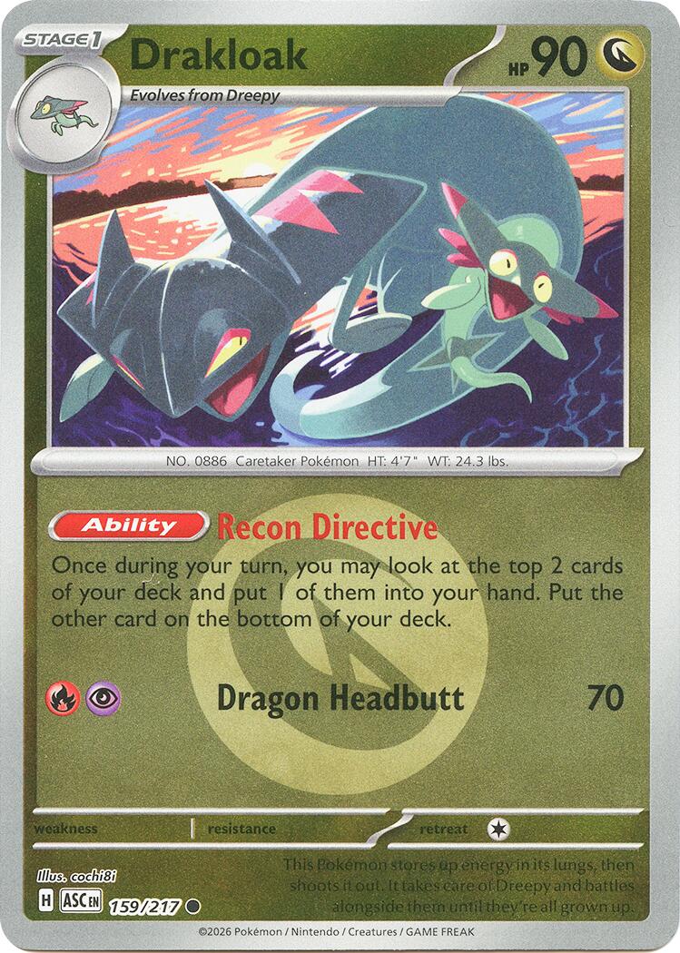 Drakloak (159/217) (Energy Symbol Pattern) [Mega Evolution: Ascended Heroes] | Good Games Morley