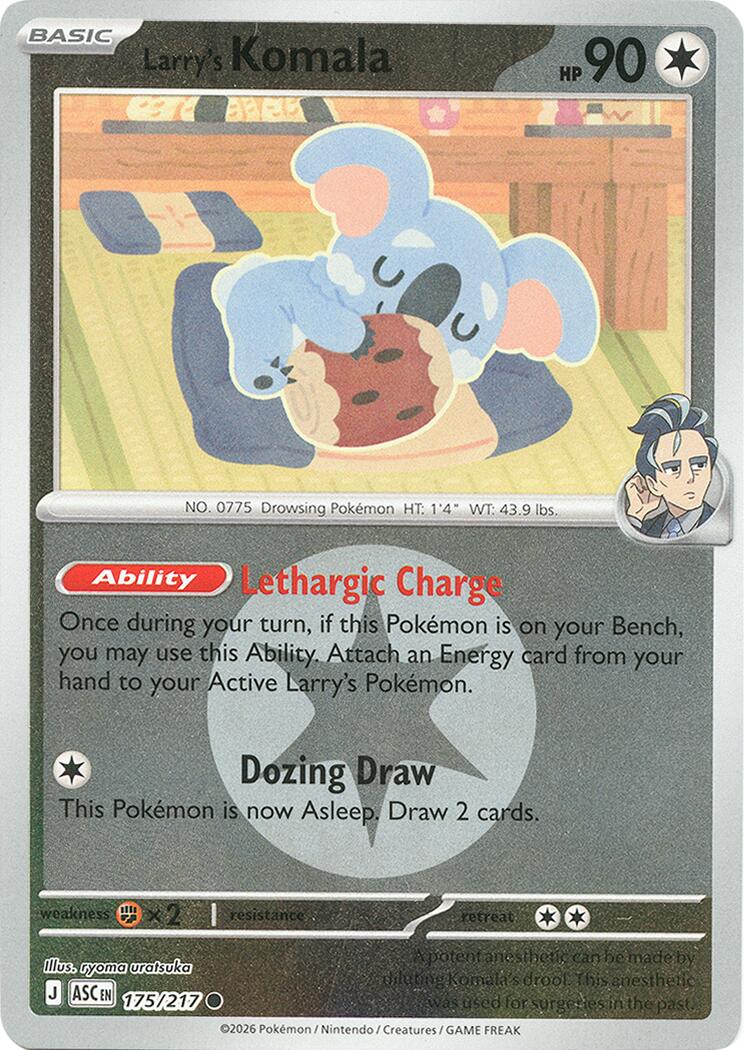 Larry's Komala (175/217) (Energy Symbol Pattern) [Mega Evolution: Ascended Heroes] | Good Games Morley