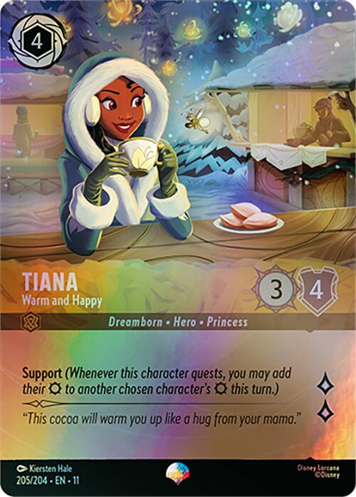 Tiana - Warm and Happy (Epic) (205/204) [Winterspell] | Good Games Morley