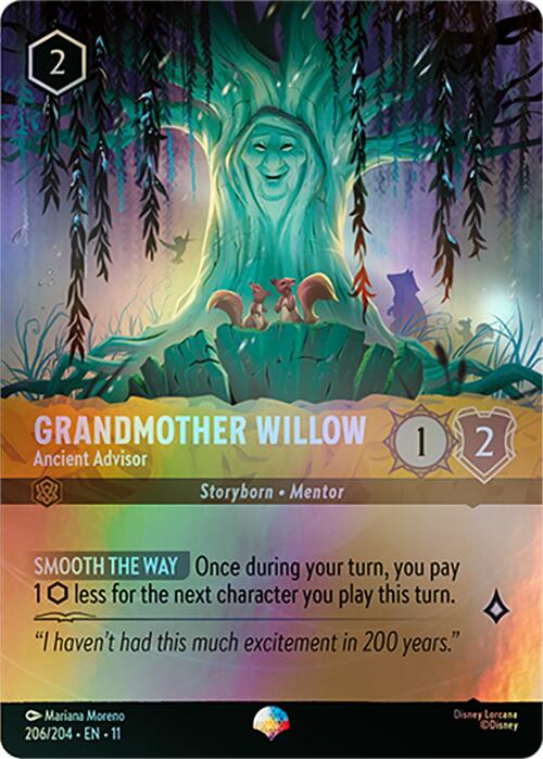 Grandmother Willow - Ancient Advisor (Epic) (206/204) [Winterspell] | Good Games Morley