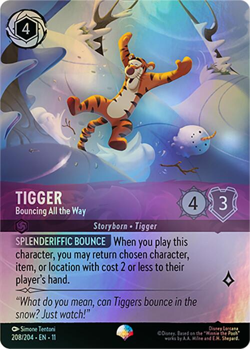 Tigger - Bouncing All the Way (Epic) (208/204) [Winterspell] | Good Games Morley
