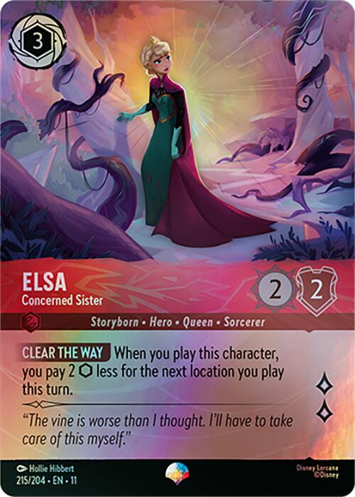 Elsa - Concerned Sister (Epic) (215/204) [Winterspell] | Good Games Morley
