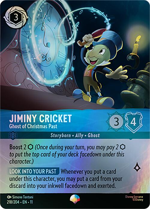 Jiminy Cricket - Ghost of Christmas Past (Epic) (218/204) [Winterspell] | Good Games Morley