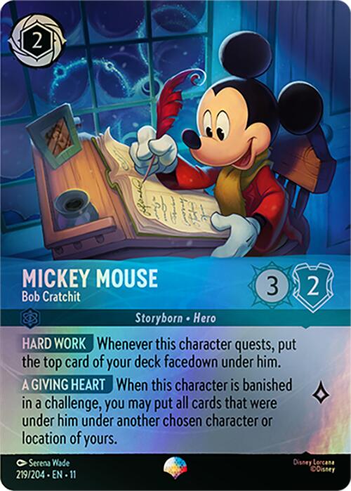 Mickey Mouse - Bob Cratchit (Epic) (219/204) [Winterspell] | Good Games Morley