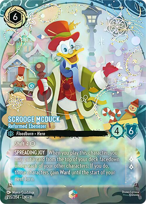 Scrooge McDuck - Reformed Ebenezer (Enchanted) (235/204) [Winterspell] | Good Games Morley