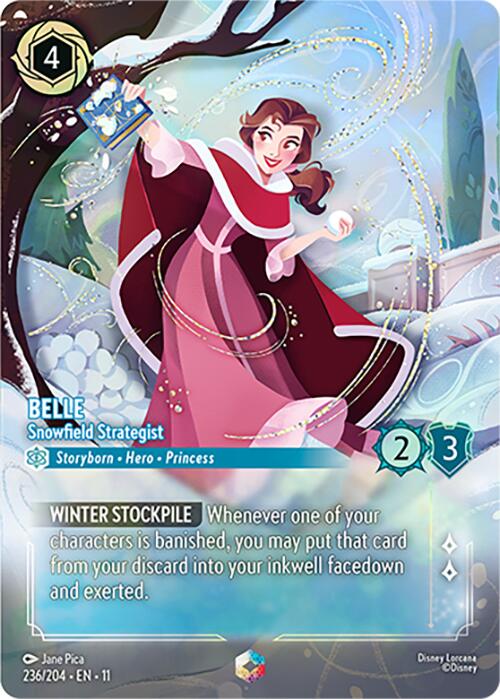 Belle - Snowfield Strategist (Enchanted) (236/204) [Winterspell] | Good Games Morley