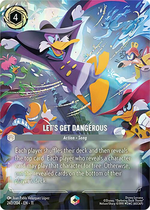 Let's Get Dangerous (Enchanted) (240/204) [Winterspell] | Good Games Morley