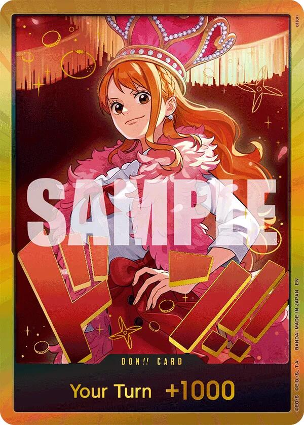 DON!! Card (Nami) (Gold) [Extra Booster: One Piece Heroines Edition] | Good Games Morley