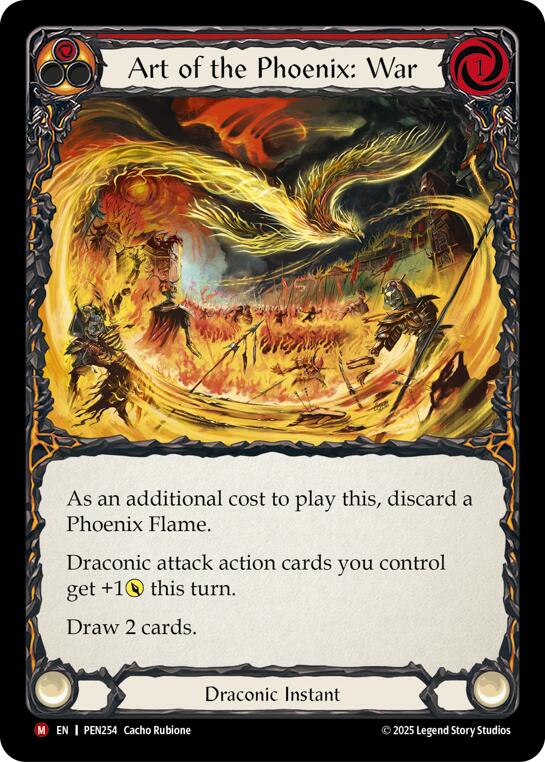 Art Of The Phoenix War (Red) [PEN254] (Compendium of Rathe) | Good Games Morley