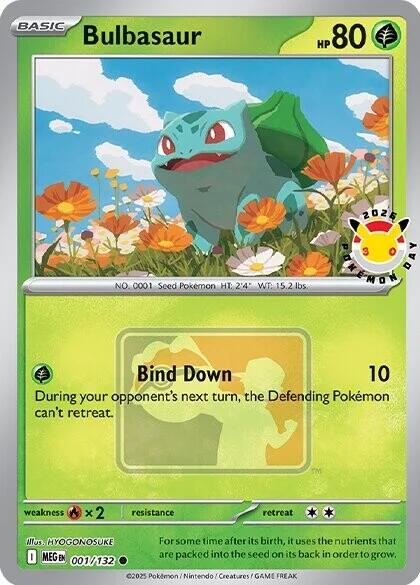 Bulbasaur (001/132) (Pokemon Day 2026) [Miscellaneous Cards] | Good Games Morley