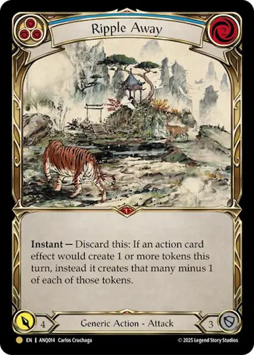 Ripple Away (Blue) (Gold) [ANQ014] (Compendium of Rathe - Antiquity Pack) | Good Games Morley