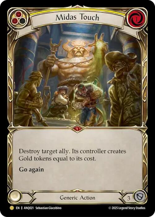 Midas Touch (Yellow) (Gold) [ANQ021] (Compendium of Rathe - Antiquity Pack) | Good Games Morley