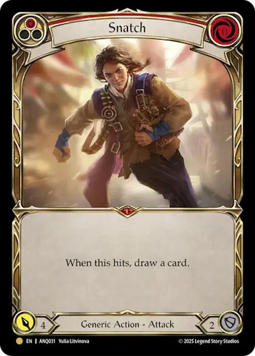Snatch (Red) (Gold) [ANQ031] (Compendium of Rathe - Antiquity Pack) | Good Games Morley