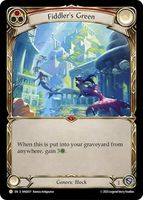Fiddlers Green (Red) (Gold) [ANQ037] (Compendium of Rathe - Antiquity Pack) | Good Games Morley