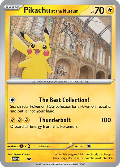 Pikachu at the Museum [Mega Evolution Promo] | Good Games Morley