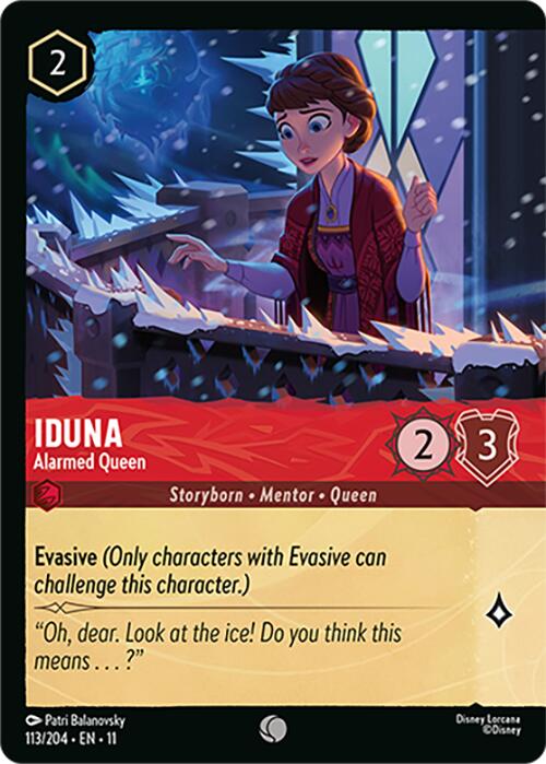 Iduna - Alarmed Queen (Foil) (113/204) [Winterspell] | Good Games Morley