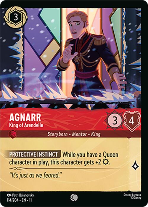Agnarr - King of Arendelle (Foil) (114/204) [Winterspell] | Good Games Morley