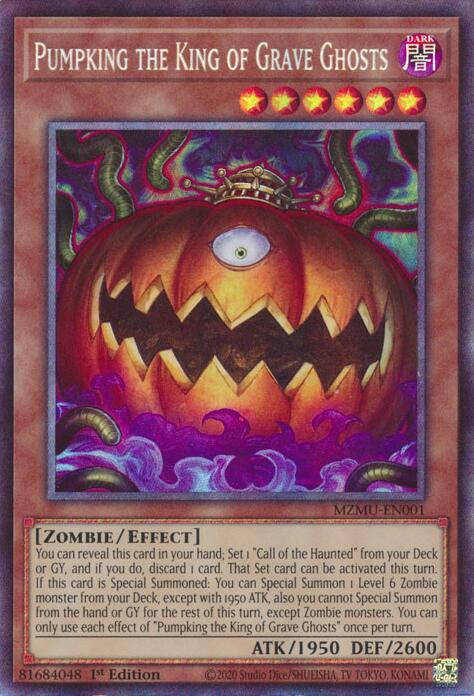 Pumpking the King of Grave Ghosts (Collector's Rare) [MZMU-EN001] Collector's Rare | Good Games Morley