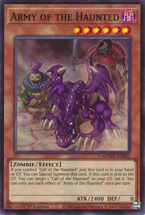 Army of the Haunted [MZMU-EN002] Super Rare | Good Games Morley