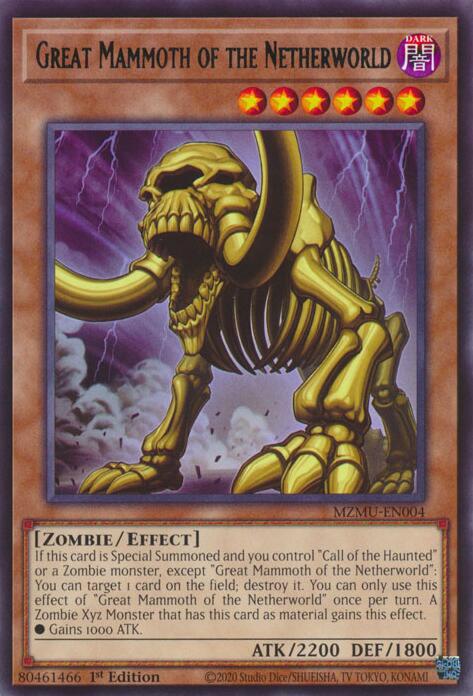 Great Mammoth of the Netherworld [MZMU-EN004] Rare | Good Games Morley