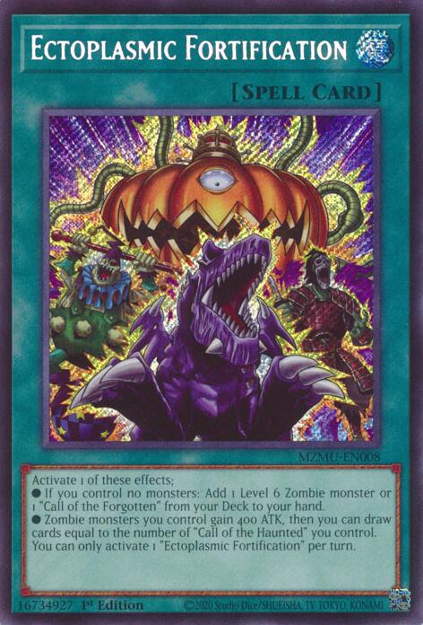 Ectoplasmic Fortification [MZMU-EN008] Secret Rare | Good Games Morley