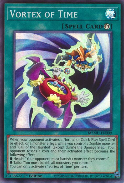 Vortex of Time [MZMU-EN009] Super Rare | Good Games Morley