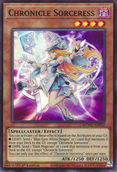 Chronicle Sorceress [MZMU-EN032] Super Rare | Good Games Morley
