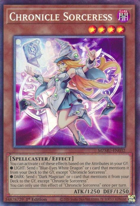 Chronicle Sorceress (Collector's Rare) [MZMU-EN032] Collector's Rare | Good Games Morley