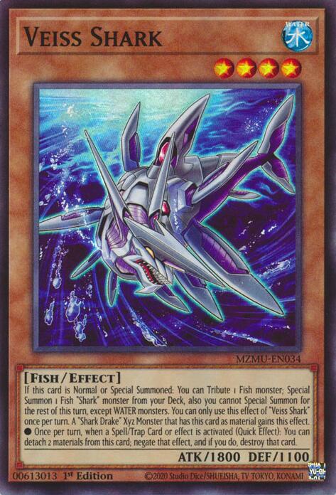 Veiss Shark [MZMU-EN034] Super Rare | Good Games Morley