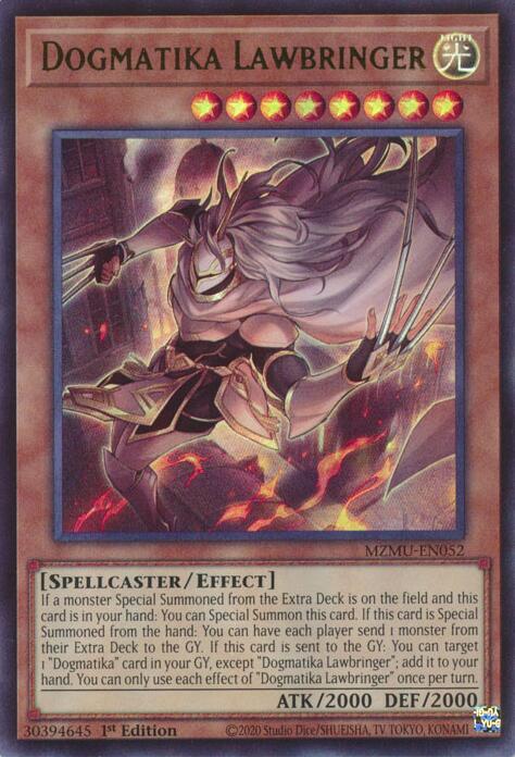 Dogmatika Lawbringer [MZMU-EN052] Ultra Rare | Good Games Morley