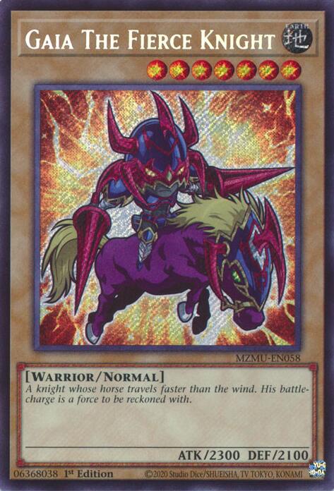 Gaia The Fierce Knight [MZMU-EN058] Secret Rare | Good Games Morley