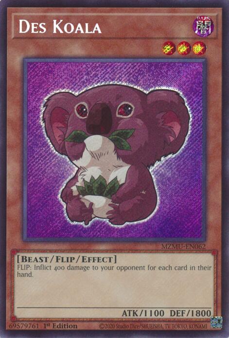 Des Koala [MZMU-EN062] Secret Rare | Good Games Morley