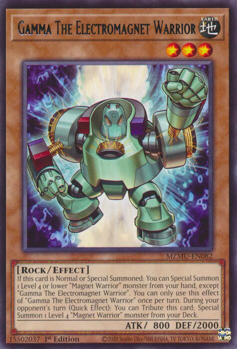 Gamma The Electromagnet Warrior [MZMU-EN082] Rare | Good Games Morley