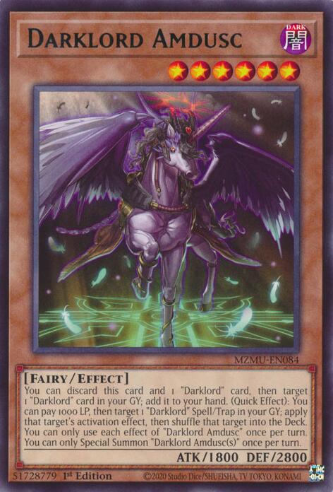 Darklord Amdusc [MZMU-EN084] Rare | Good Games Morley