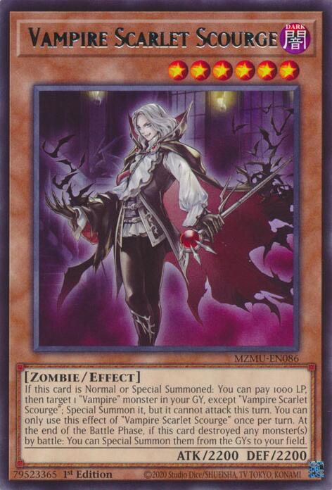 Vampire Scarlet Scourge [MZMU-EN086] Rare | Good Games Morley
