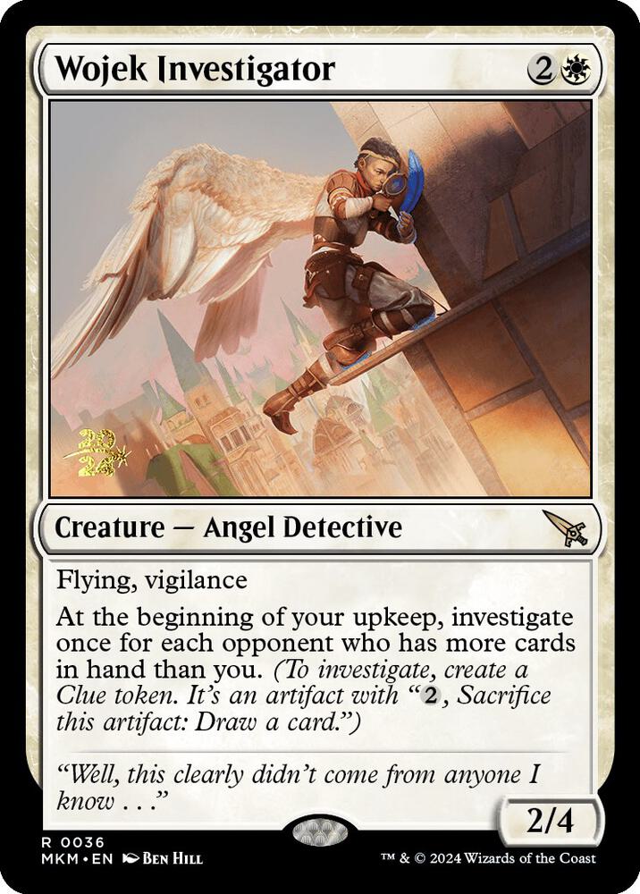 Wojek Investigator 36s/182 (Prerelease Cards)  - Foil | Good Games Morley