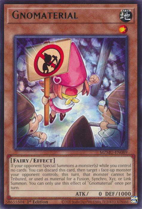 Gnomaterial [MZMU-EN089] Rare | Good Games Morley