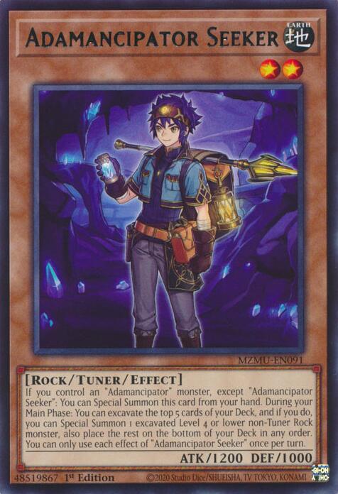 Adamancipator Seeker [MZMU-EN091] Rare | Good Games Morley