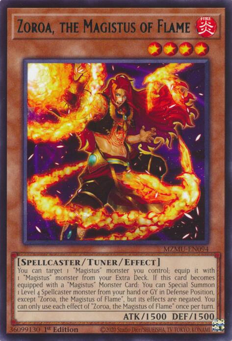 Zoroa, the Magistus of Flame [MZMU-EN094] Rare | Good Games Morley