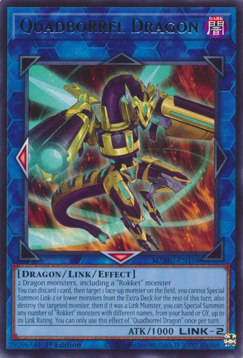Quadborrel Dragon [MZMU-EN108] Rare | Good Games Morley