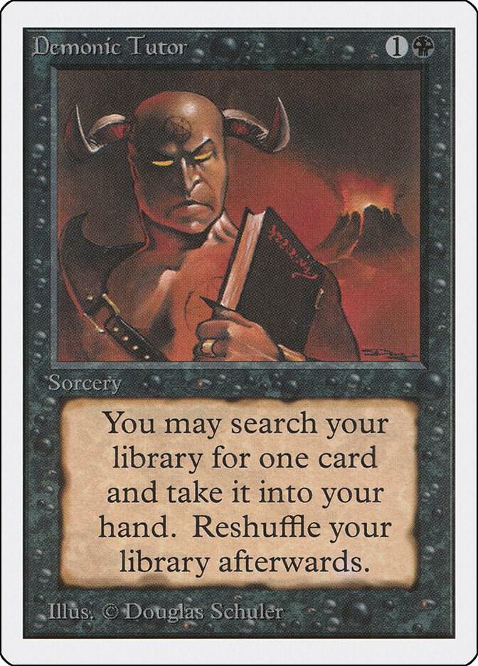 Demonic Tutor 105/302 (Unlimited Edition)  | Good Games Morley