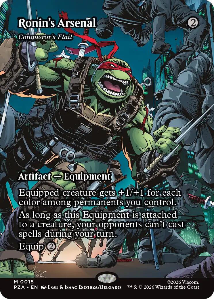 Ronin's Arsenal - Conqueror's Flail (Borderless) [Teenage Mutant Ninja Turtles Eternal-Legal] | Good Games Morley