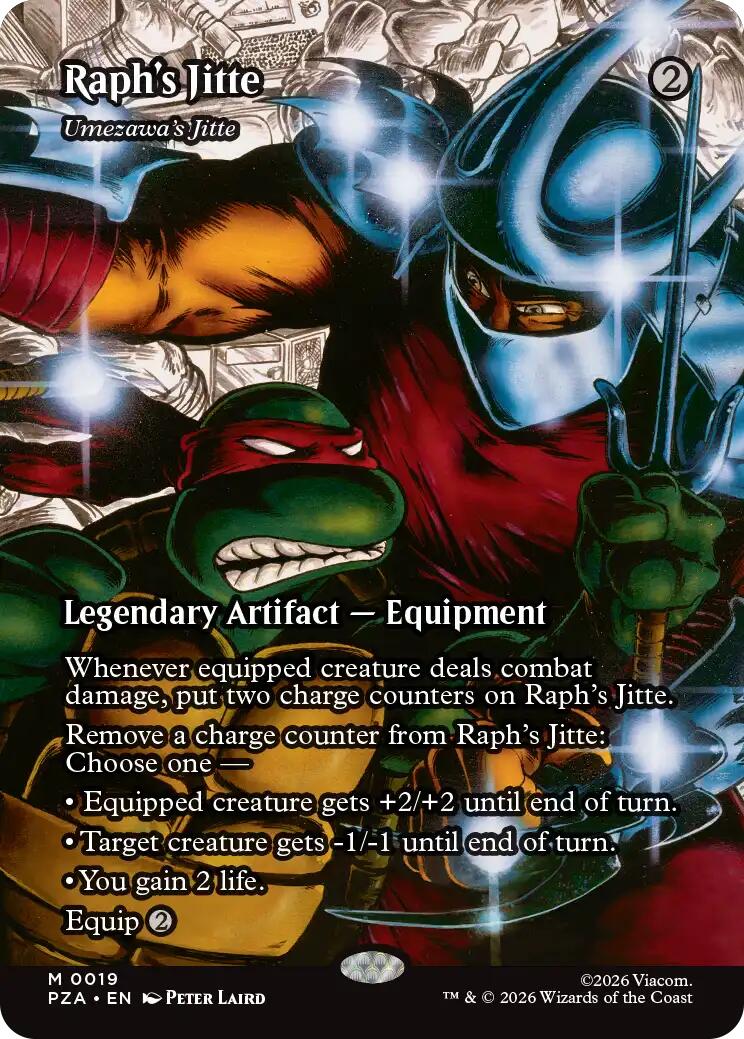 Raph's Jitte - Umezawa's Jitte (Borderless) [Teenage Mutant Ninja Turtles Eternal-Legal] | Good Games Morley