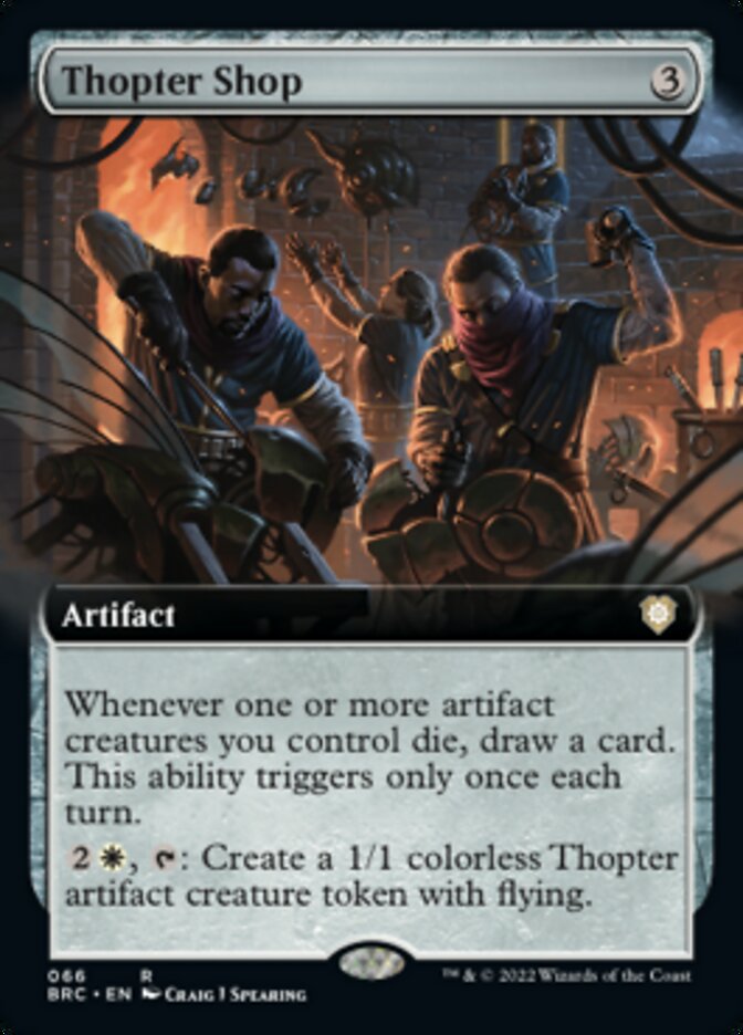 Thopter Shop (Extended Art) [The Brothers' War Commander] | Good Games Morley