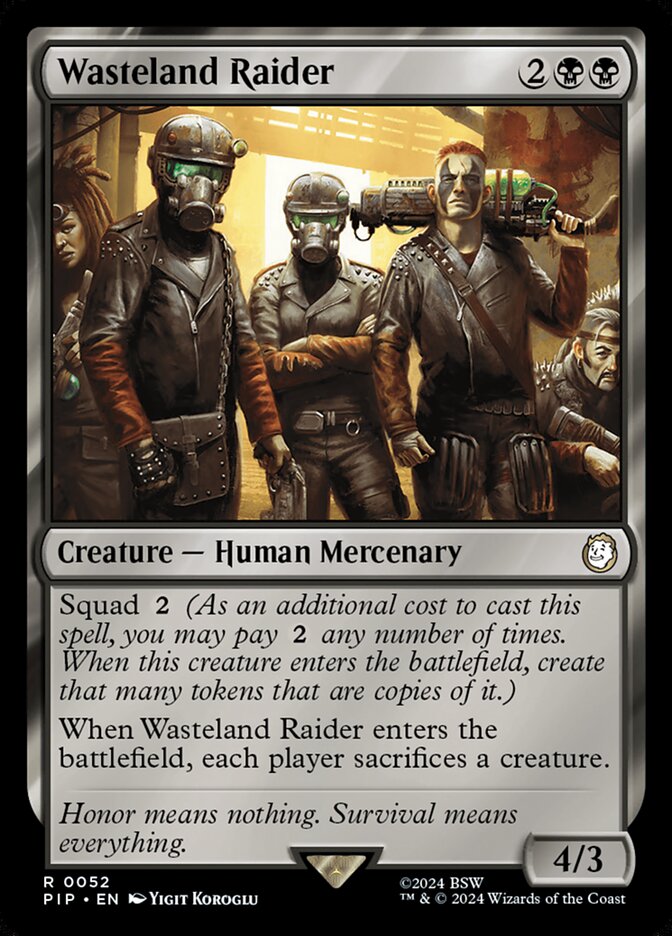 Wasteland Raider 52/326 (Universes Beyond: Fallout)  | Good Games Morley
