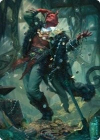 Tibalt, Cosmic Impostor Art Card [Kaldheim Art Series] | Good Games Morley