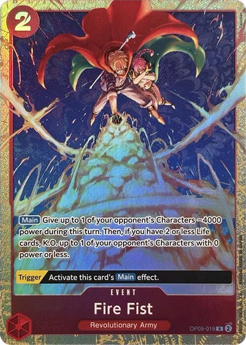 Fire Fist (PCC Vol.2) OP05-019 (One Piece Promotion Cards)  - Foil | Good Games Morley